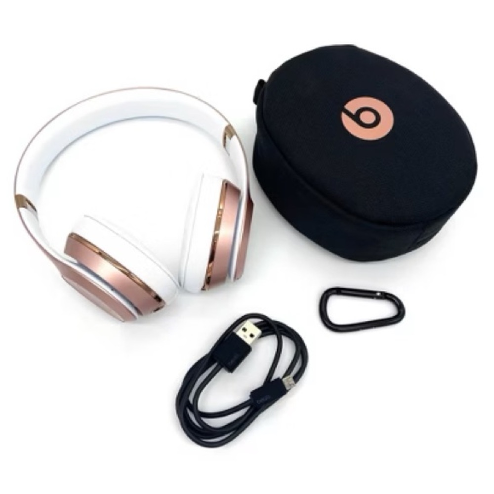 Beats by Dre Over-Ear Headphones - White and Rose Gold